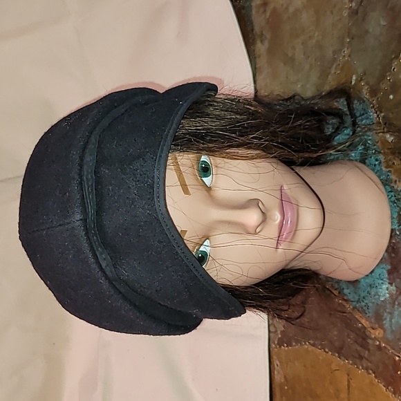 Vintage. Made in USA. Wool baseball-style cap with optional ear flaps. Size XL - Picture 8 of 11